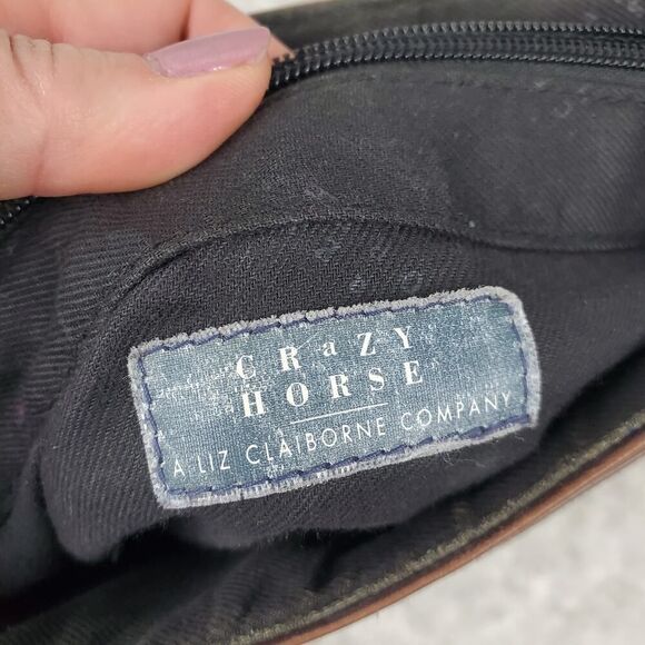 Crazy Horse by Liz Claiborne Shoulder Bag Brown - Picture 3 of 10